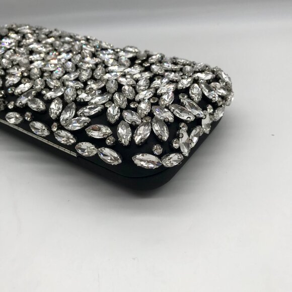 I.n.c. International Concepts Black East West Embellished Small Minaudiere Clutc - Picture 7 of 11